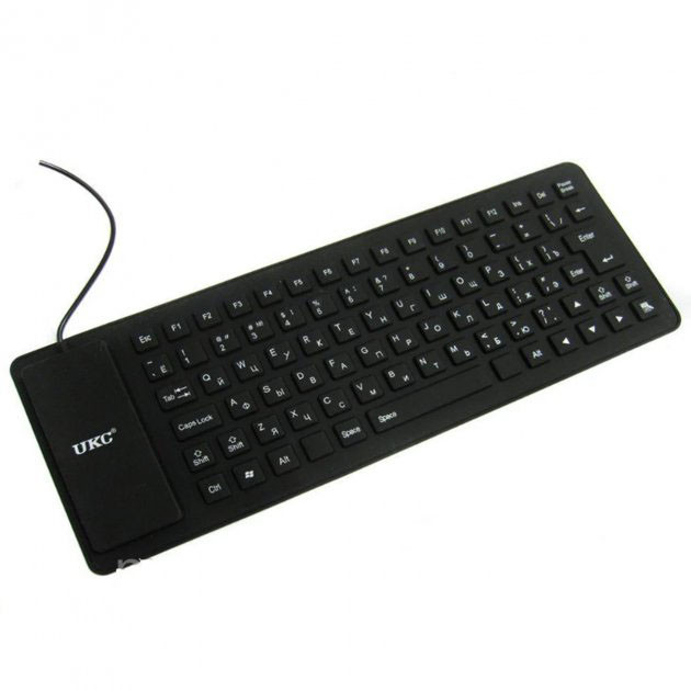 Гнучка силіконова клавіатура Flexible JV-307 Keyboard X3