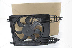 Вентилятор охолодження радіатора Авео Т250,Т255,Вида (08-) (з конд) (з кожухом) (GM) (95950465)