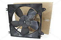 Вентилятор охлаждения радиатора Лачетти 1,6,1,8-2,0,1,8LDA,Нубира (04-) (с конд) (с кожухом) (GM) (96553242)