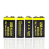 Акумулятор Крона 850mAh 9v USB (Чорний), фото 5