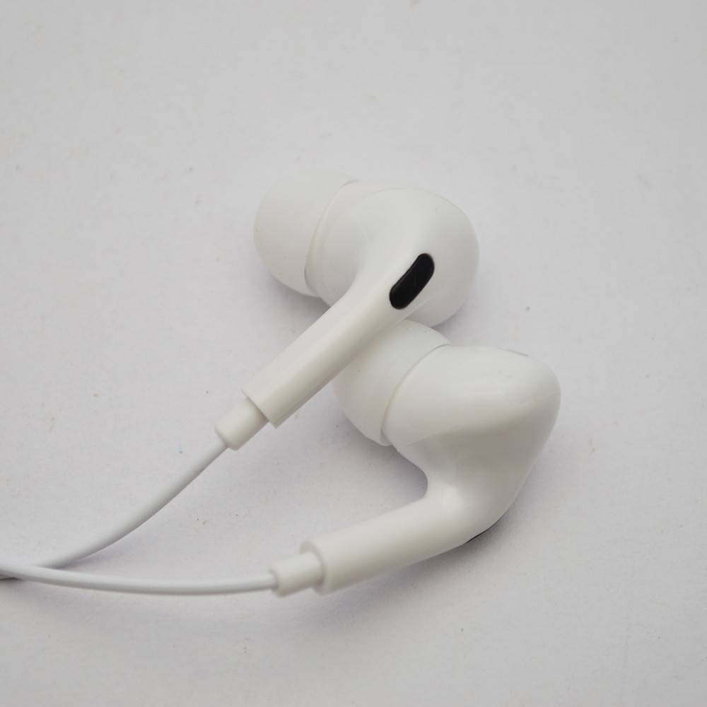 Провідні навушники з мікрофоном ANSTY E-034 Airpods Pro 3.5mm White, фото 4