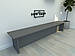 Лавка проста  с ЛДСП, колір Антрацит, фото 2