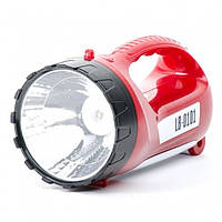 Фонарь аккумуляторный 1 LED 5W+15 SMD INTERTOOL LB-0101 Красный PRO_275