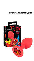Анальна пробка — Colorful Joy Jewel Red Plug Small