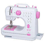 Домашня портативна швейна машинка, Швейна машинка міні, Ігрова RG-769 швейна машина, фото 9