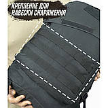 Рюкзак Тактичний на 40л штурмовий туристичний із системою MOLLE SK-263 Чорний великий, фото 3