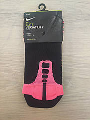Eur38-42 чорнорожеві шкарпетки Nike Elite Versatility DRI-FIT спортивні