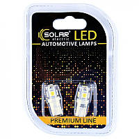 Лед лампа для авто T10 Premium Line 24V 5SMD 5050 6500K Solar комплект 2шт
