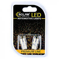 Лед лампа для авто T10 Premium Line 1SMD 6500K Solar комплект 2шт