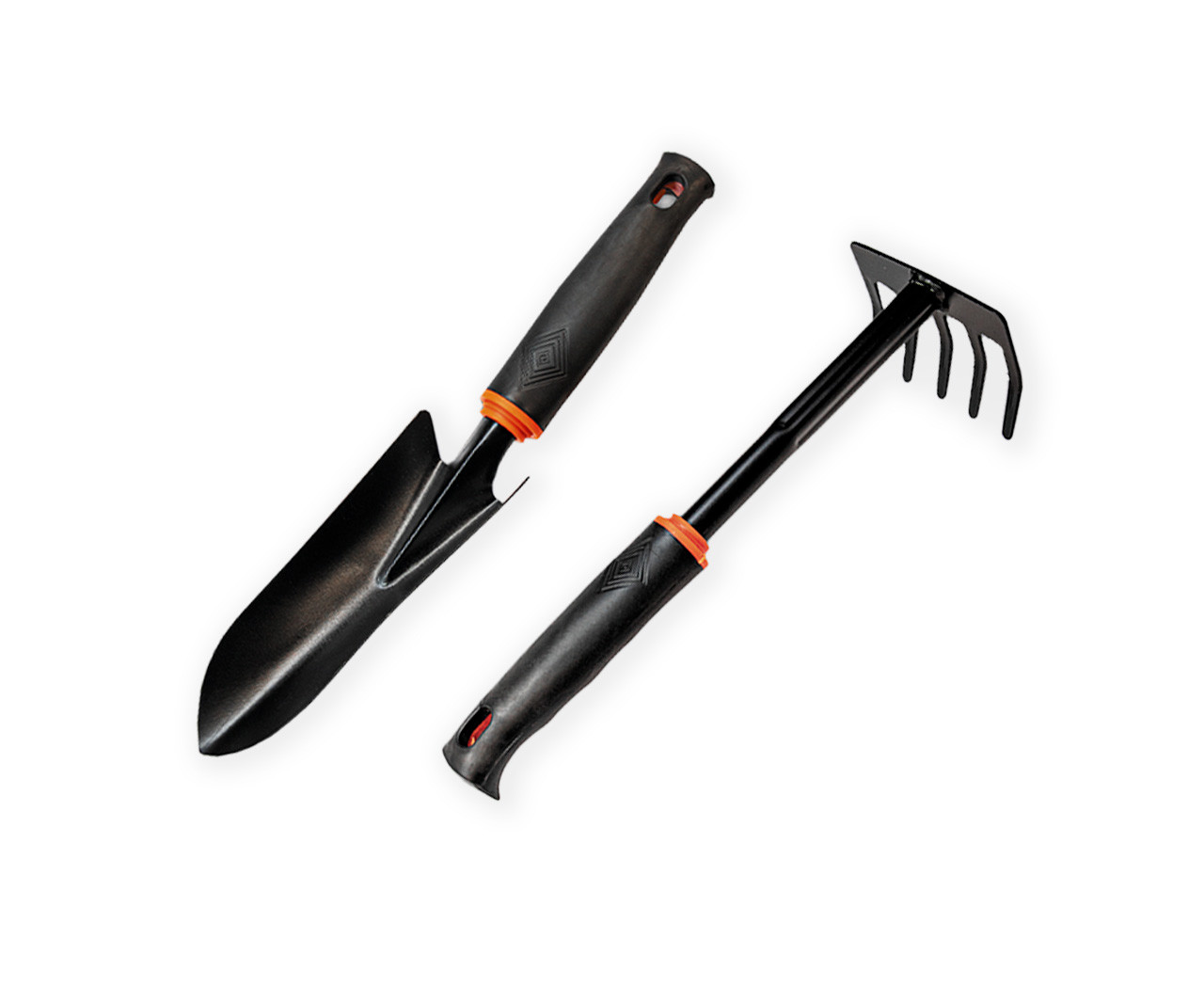 Набір садових інструментів Polax лопатка садова і граблі міні (770-04), фото 1