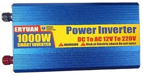 Перетворювач (інвертор) 12V-220V 1000W Blue