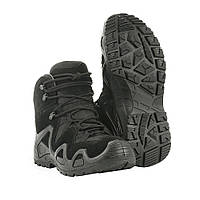 Ботинки тактические высокие, Alligator Black, осенне-зимние, военные берцы черные, зимняя обувь из кордуры