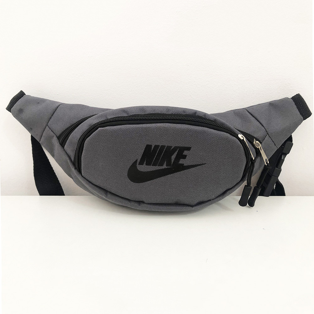 Бананка брендова тканинна Nike. Сірий колір. AP-738 Модель: 65685
