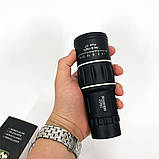 Монокуляр Bushnell 16x52 PowerView монокль, Бушнел, підзорна труба SM-744 з чохлом, фото 11