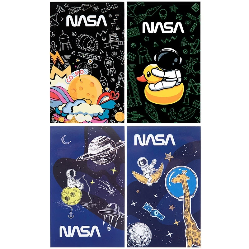 Блокнот-планшет Kite NASA NS23-195, A6, 50 аркушів, нелінований, фото 1