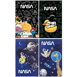 Блокнот-планшет Kite NASA NS23-195, A6, 50 аркушів, нелінований