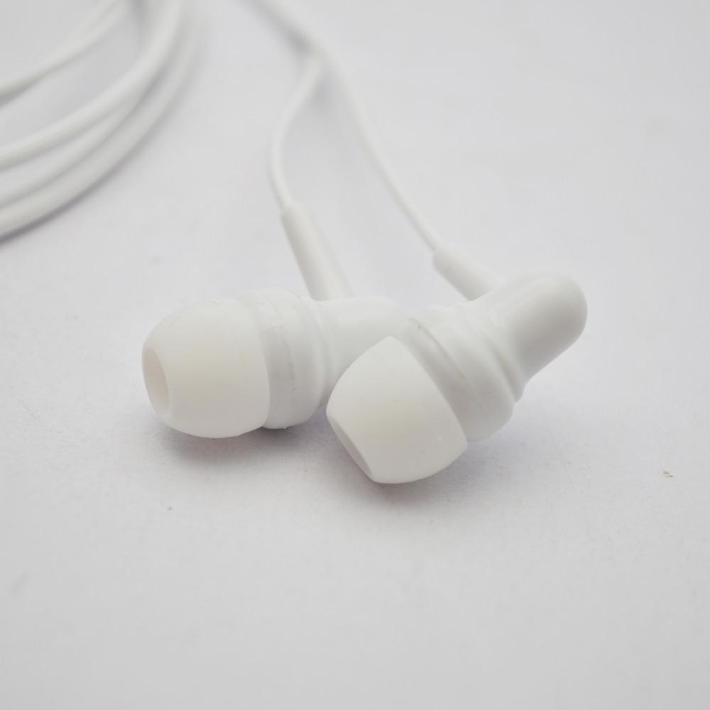 Провідні навушники з мікрофоном ANSTY E-056 3.5mm White, фото 4