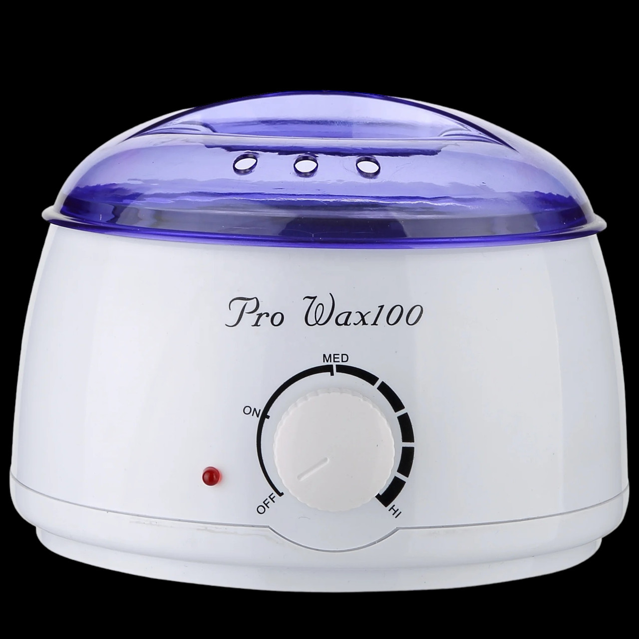 Баночний воскоплав Pro-Wax 100 для депіляції на 300 мл.(з терморегулятором), 100 Вт. Білий