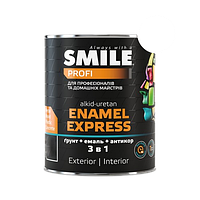 Емаль антикоррозійна Smile 3 в 1 "гладке покриття" RAL 9010 біла 2 л