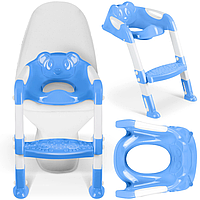 Накладка на сиденье для унитаза с лесенкой Коала Ricokids (синяя) RK-291