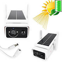 IP Wi-Fi камера X1 з віддаленим доступом вулична із сонячною панеллю (iCSee)