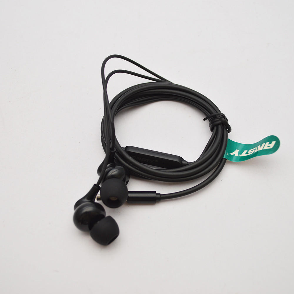 Провідні навушники з мікрофоном ANSTY E-047 3.5mm Black, фото 3