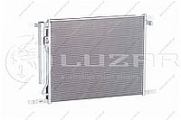 Радиатор кондиционера Авео ,T255 (08-) с ресивером (Luzar) (LRAC 0581)