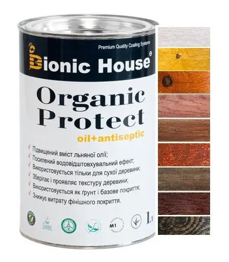 Просочення для дерева "Organic Protect-Oil" 1л, фото 1