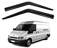 Дефлекторы ветровики окон Ford Transit 2000-2014 Г- образный (скотч) Sunplex