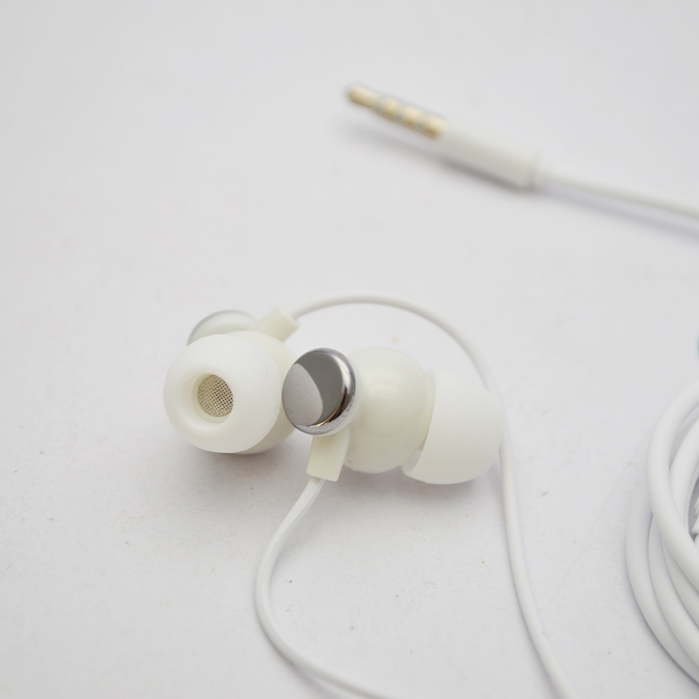 Провідні навушники з мікрофоном ANSTY E-046 3.5mm White, фото 4