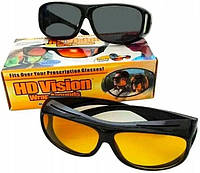 Очки для дневной и ночной езды 2шт антибликовые очки Очки для ночного вождения HD Vision Glasses