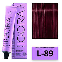 Schwarzkopf Igora Fashion Lights Перманентная крем-краска для волос L-89 красно-фиолетовый 60мл