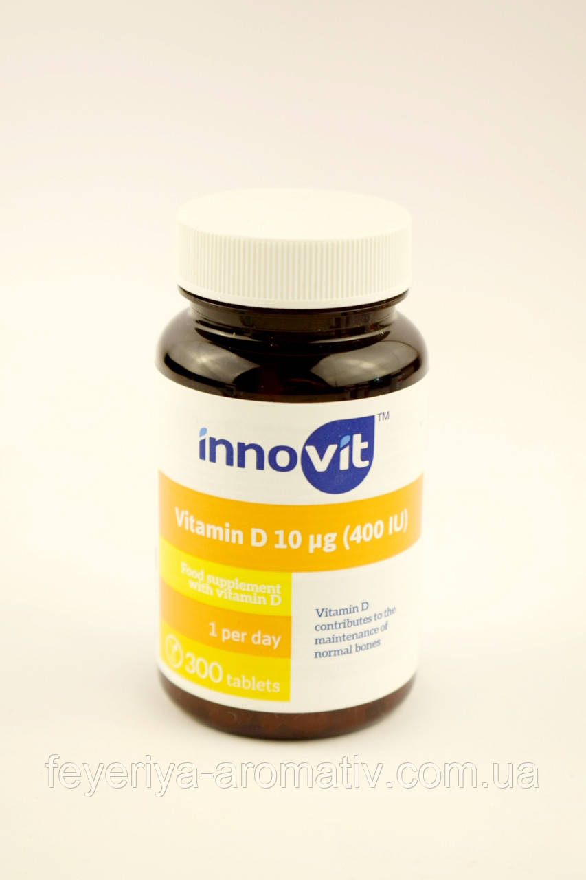 Харчова добавка Innovit Vitamin D 10 мкг (400 IU) 300 шт Норвегія