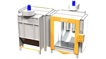 Камера напилення КН-3.2 для порошкового фарбування (прохід 1000) 2-х постова