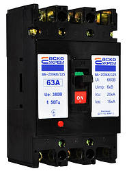 ВА-2004N/125 3р 63А Корпусний, силовий автоматичний вимикач АСКО-УКРЕМ