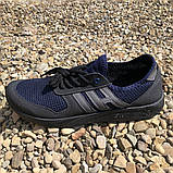 Модні універсальні кросівки із сітки 41 розмір. Чоловічі кросівки з тканини, що дихають. Модель 48177. YX-158 Колір: синій, фото 4