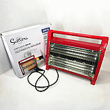 Іч обігрівач Suntera QHW-106 1800Вт, Кварцовий обігрівач, Тепловідбивачі XZ-740 для будинку, фото 3