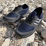 Літні кросівки чоловічі 44 розмір, Кросівки сітка сіточка чоловічі, QZ-208 Кроси чоловічі, фото 10