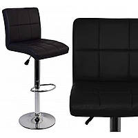 Барный стул со спинкой Bonro BC-0106 черный (40080026)