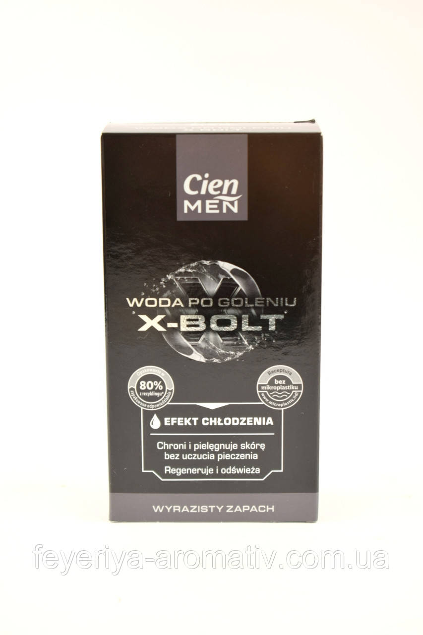 Лосьйон після гоління охолоджуючий Cien Men X-Bolt 100 мл Німеччина, фото 1