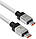 Кабель Baseus CoolPlay Series Type-C to Type-C 100W (1m) White, фото 5