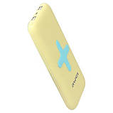 Power Bank AWEI P98K (Бездротова зарядка) 8000 mAh. JI-503 Колір: жовтий, фото 4