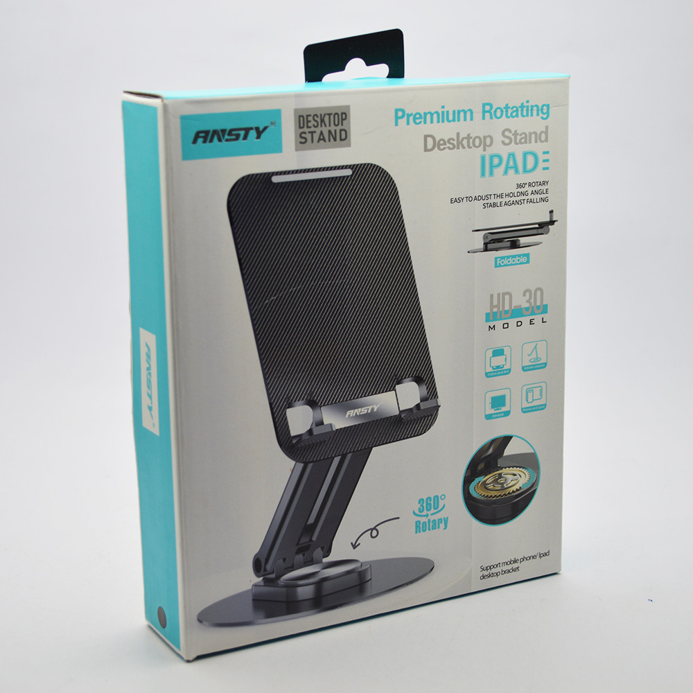 Настільна підставка для смартфонів та планшетів ANSTY HD-30 Black