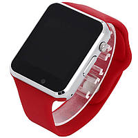 Смарт-годинник Smart Watch A1 розумний електронний зі слотом під sim-карту + карту пам'яті micro-sd. SR-486 Колір: червоний