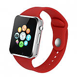 Смарт-годинник Smart Watch A1 розумний електронний зі слотом під sim-карту + карту пам'яті micro-sd. SR-486 Колір: червоний, фото 9