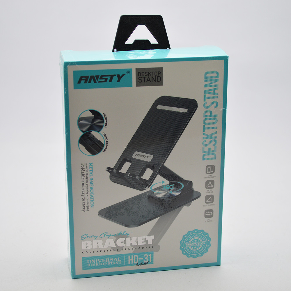 Настільна підставка для смартфонів та планшетів ANSTY HD-31 Black