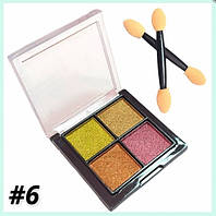 Зеркальная втирка Solid Mirror Powder в палетке 4 в 1