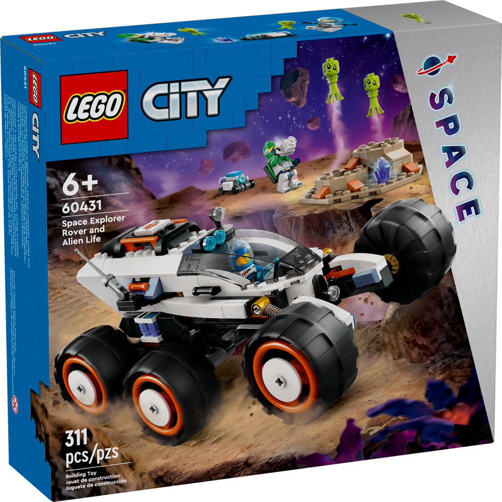 Lego City Космічний дослідний всюдихід та інопланетне життя 60431, фото 1