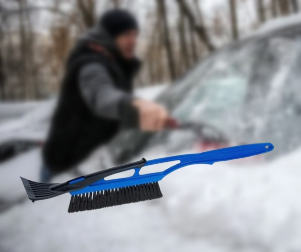 Щітка зі шкребком 55 см від снігу, фото 1