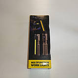 Фонарь светодиодный аккумуляторный WORKLIGHT WL-08+XPE+COB (7 режимов, магнит, Type-C), фото 11